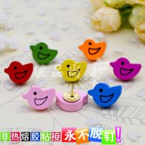 7 colors 7 grain wood small duck by order small soft wood slatted nail map marking flat head picture nail photo wall nail