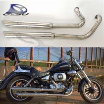 Suitable for Yamaha 250 XV125 250 Money Jiang Kaiwei 250 modified retro Harley exhaust pipe