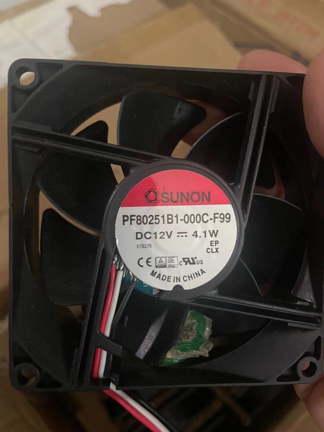 全新原装PF80251B1-000C- F99 SUNON 8025 12V 4.1W 8CM风扇