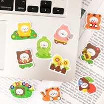 Handbill stickers sticker Ben little Bear series and paper stickers Art girl hearts cute cartoon material stickers Hand tent Japanese album DIY water glass Helmet Sticker figure Ideas