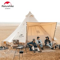 NH Norwegian Guest Large Pyramid Tent House Outdoor Camping in Indian tent Tent House Firewood Stove Tent 20