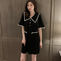 French large size womens clothing Korean version short-sleeved T-shirt medium-length fat sister top hide meat cover belly base shirt 200 pounds