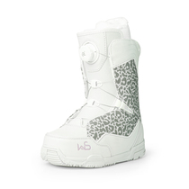 WS Veneer Ski Shoes Lady Flat Flower Carving Slip Veneer Ski Boot Female steel wire buckle Fast wear Veneer Shoes Waterproof