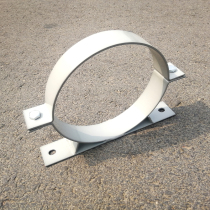  50*4 thickened monitoring equipment box Speaker spotlight hoop pole pole pole cylindrical bracket locking fixing clip