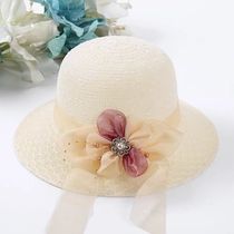 21 years new 100 hitch hat children Summer oversize beach net red sun hat out for tourist straw hat fisherman hat