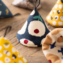 Japanese Cloth Art Triangle Anti-Scalding Pan Cap Grit Pan Lid Handle Heat Insulation Clip Kitchen Anti-Burn Clip Insulation Gloves