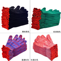 Working abrasion resistant Lawless gloves Gloves Wrap elastic double-fit thin section Working men and women 12 Postnylon Line used by hand