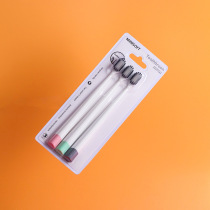Japanese plain adult wide head 3 sets of bamboo charcoal soft hair toothbrush household set can be customized