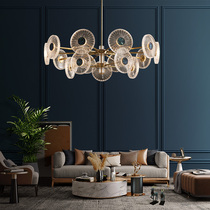 All copper light luxury post-modern living room chandelier simple atmosphere home restaurant bedroom chandelier creative 2021 New