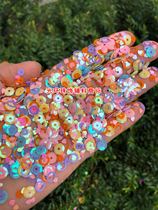 Hand-filled beads mixed color mixed color sequins Children and young children handmade materials DIY jewelry