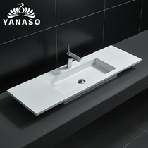 Janaso Nordic artificial stone table basin Bathroom Balcony Semi-embedded wash basin Wash basin Wash basin Wash basin