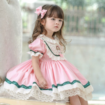 Girls Dresses Children Children Princess Dresses Skirts Childrens Clothing Long Sleeves Summer Short Sleeves Foreign trade Lolita 2021