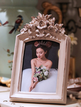  European-style photo frame set up retro creative American decoration decoration custom 6-inch printing wash photos made into a frame