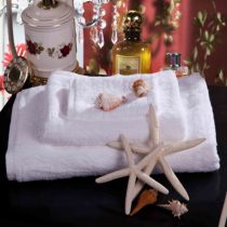 White towel wholesale cotton Hotel beauty salon Bath special thick absorbent white towel custom logo