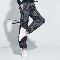 Luyvan 2021 new women sports quick-dry trousers women fitness square dance large size fat 1908 white breathable