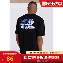 ZONEiD summer new sports short sleeve T-shirt mens round neck casual trend pattern printing wild super light top