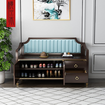 Home door storage stool storage stool wearing shoes stool stool into the home porch stool new Chinese shoe stool
