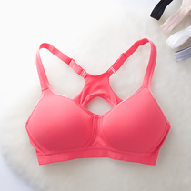 Japanese thin lady without steel ring bra trace gathering bra running anti-seismic yoga vest movement underwear