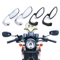 Retro motorcycle modified Ranger stick King GN coffee Rearview Mirror Mirror Mirror Mirror Mirror Zongshen weekly 8