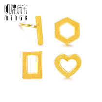 Clear Jewelry Gold Ear Nail Foot Gold Asymmetric Personality DIY Single Ear Accessories Women AFH0000