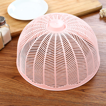 6 packs of plastic e round small anti-fly vegetable cover mini meal cover food cover dining table cover bowl cover
