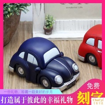 Vintage car ashtray creative fashion with lid household ashtray Home accessories Classic car personality gift