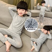 Ocnltie Boy Sleepwear Autumn Winter Thickened Develed Autumn Clothes Autumn Pants Home Suit CUHK Children Warm Underwear