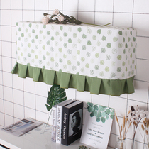 Custom pastoral air conditioning cover hanging bedroom household fabric air conditioning set Air conditioning cover hanging dust cover 1P1 5 horses