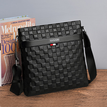 Special Cabinet Genuine Leather Mens Bag Trend Handbag Casual Backpacks Bag Men Skew Satchel 2022 New Fashion Single Shoulder Bag