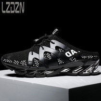 Driving breathable summer tide men shoes bauhead men sports sandals sandals half slippers outdoor heel man