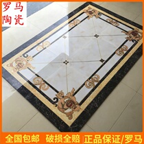 Living room parquet floor tiles 800x800 European dining room jigsaw puzzle tile aisle porch microstone mosaic tile
