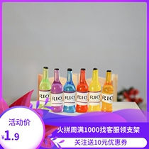 1: 12 Soldier Scene Assembly DIY Accessories Furniture Model Rio Cocktail Bottle Food Play Model Spot