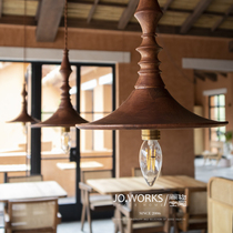 Day-style retro chandelier wood art hand for folk and juku designer original custom decorative lamp Xuanguan Restaurant Nordic hanging lamp