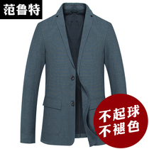 2021 New Spring Autumn casual small blazer jacket men Slim one piece British style thin single suit