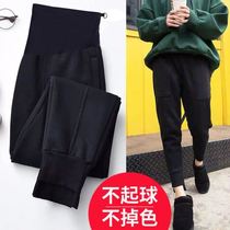 Pregnant women pants autumn wear long pants sports pants autumn and winter leggings fashion casual Harlem pants plus velvet loose loose