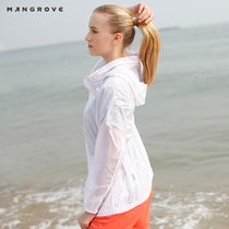 Mangov outdoor casual sunscreen clothing women anti-ultraviolet sports skin windbreaker female sunscreen clothing spring and summer