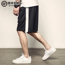 Tide brand casual shorts mens summer new American Street Japanese sports trend ins loose straight five-piece pants