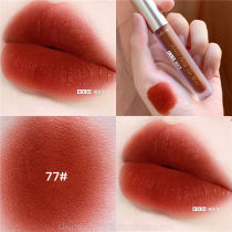 Orange Flower Matte velvet lip glaze 77 75 6870 matte lipstick Lip glaze Red Brown Rotten Tomato Pumpkin color schoolgirl