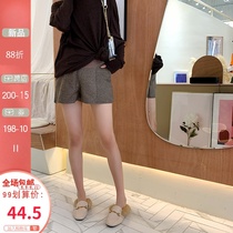 Sold out of the unfilled pregnant women autumn and winter casual shorts five-point pants boots 2020 new Korean version of wear bottom belly