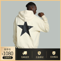 FEAR OF GOD ESSENTIALS FIVE-POINTED STAR SWEATER HIGH STREET TREND MEN AND WOMEN LOOSE FOG PLUS VELVET HOODIE