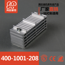 sunpln 6*12 aluminum alloy solid wire management clip stacked pressure type wire management source manufacturer