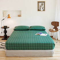ins wind full cotton bed hat Nordic minimalist pure cotton linen 1 8 m 1 5 m bed mat Dream of bed 1 2 m bed linen