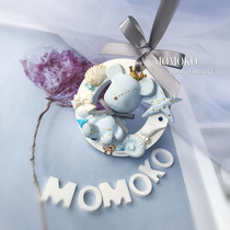 MOMOKO Customized Dins Marine Wind Fragrant Lavender Pendant Stone On-board Indoor Fragrant Lavender Gift Companion Gift