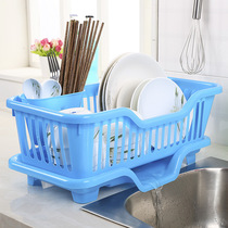 Kitchen bowl rack plastic supplies drain water drip dish rack dishes bowl chopsticks storage rack storage box storage basket