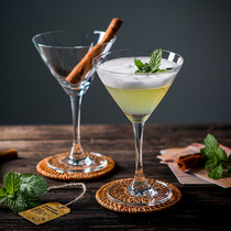 Thailand imported 2 bar cocktail glasses Tall Martini cup glass sweet wine glass bubble wine glass