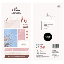 Korea Sonia cute transparent girl hand account flower children sticker ins Japanese hand account and paper bronzing stickers