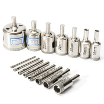 15PCS 3-42mm Drill Bit Set Hole Saw Cutter Metal Tool Glass