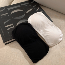 OKMA strapless breast wrap bandeau all-match beauty back net red explosive sexy underwear womens bottoming bra strapless