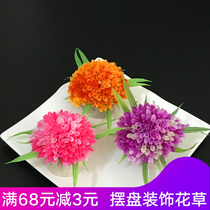 Hotel restaurant artistic conception around the edge of the flower SAB plate dish decoration flower creative plate decoration small ornaments