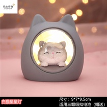 Creative Cat Inins Little Nightlight Girl Hearts Table Lamps Children Cute Birthday Gifts Christmas Send Girl Girlfriends